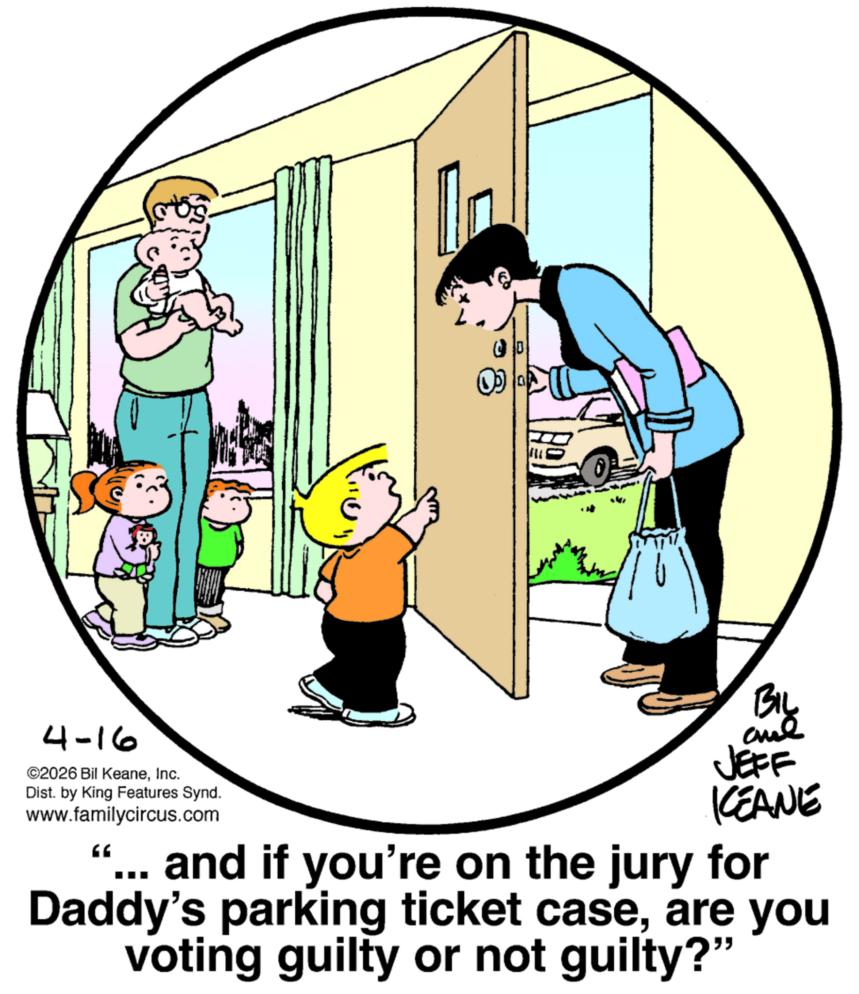 The Family Circus comic