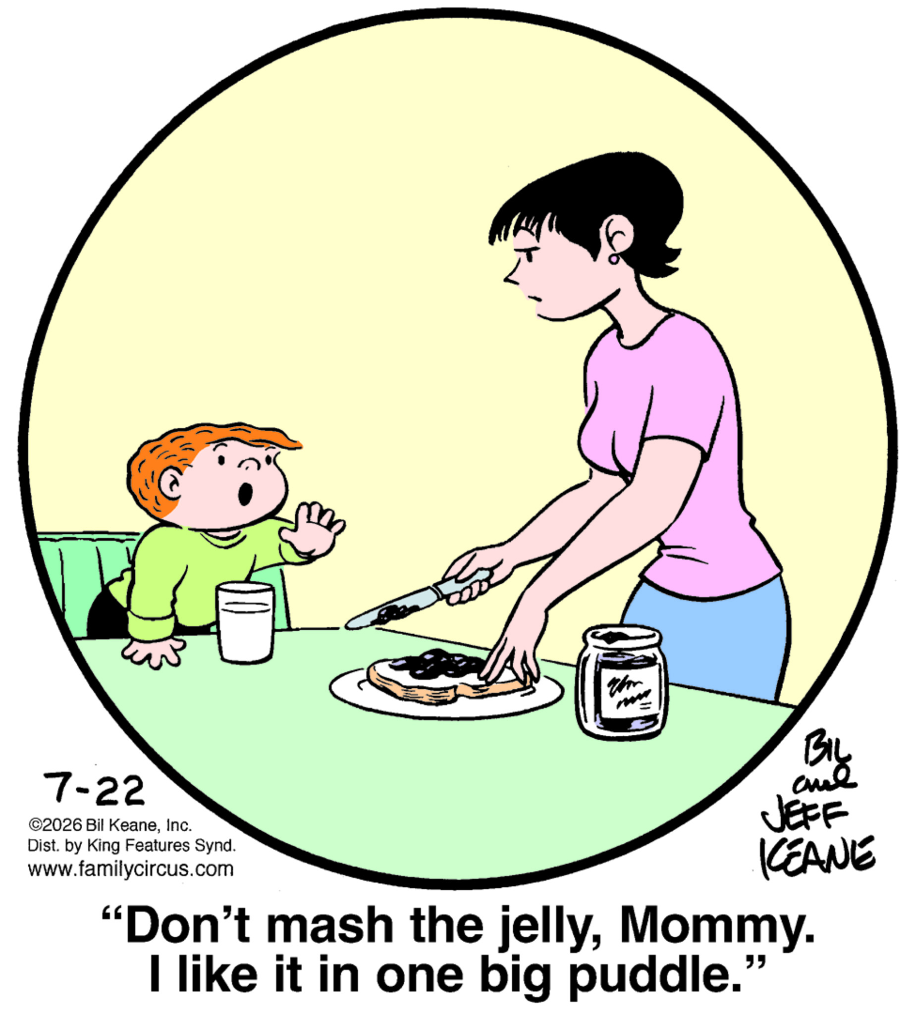 The Family Circus comic