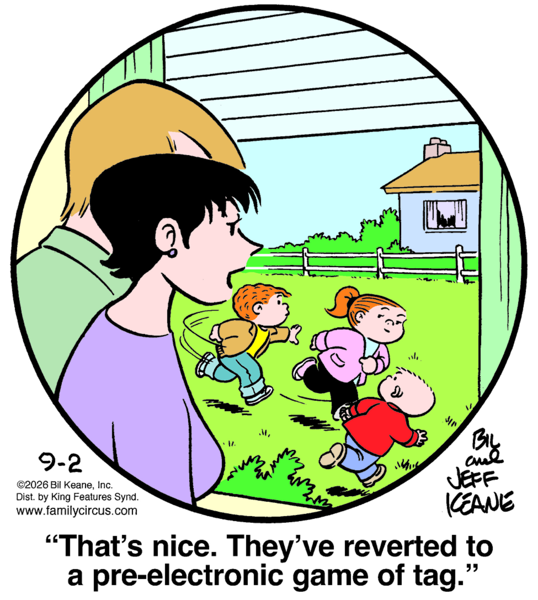 The Family Circus comic