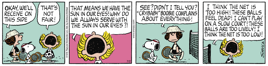 Peanuts comic