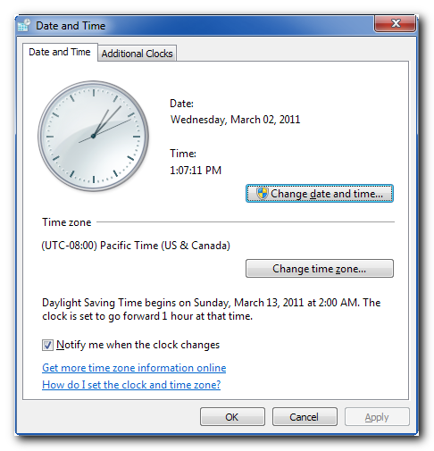 How to add additional clocks in different timezones