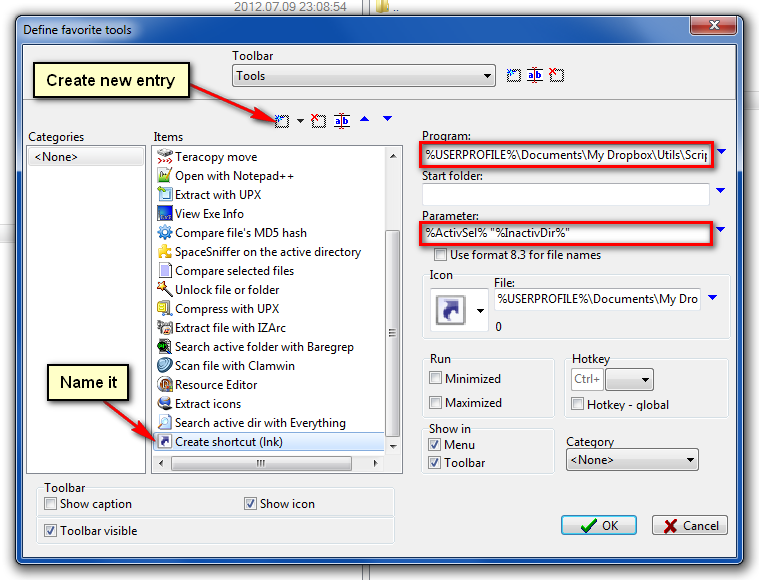 Add tool to FreeCommander