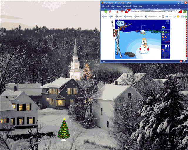 My 2008 Christmas Desktop (animated)