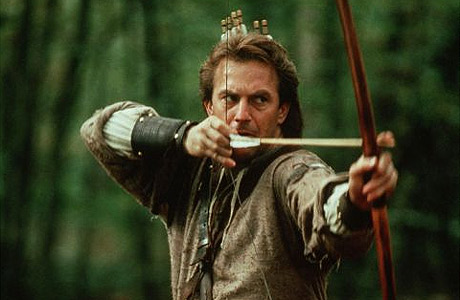 Kevin Costner as Robin Hood