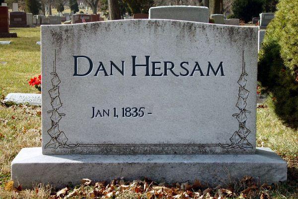 My tombstone