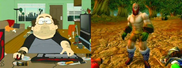 South Park WoW real life vs. avatar